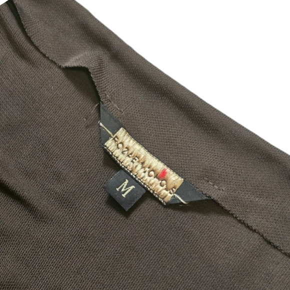 Rozae Nichols cowl neck brown mini dress size medium - Picture 4 of 7